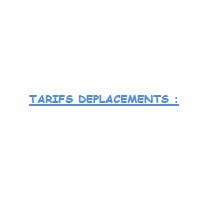 PDF tarifs de déplacements